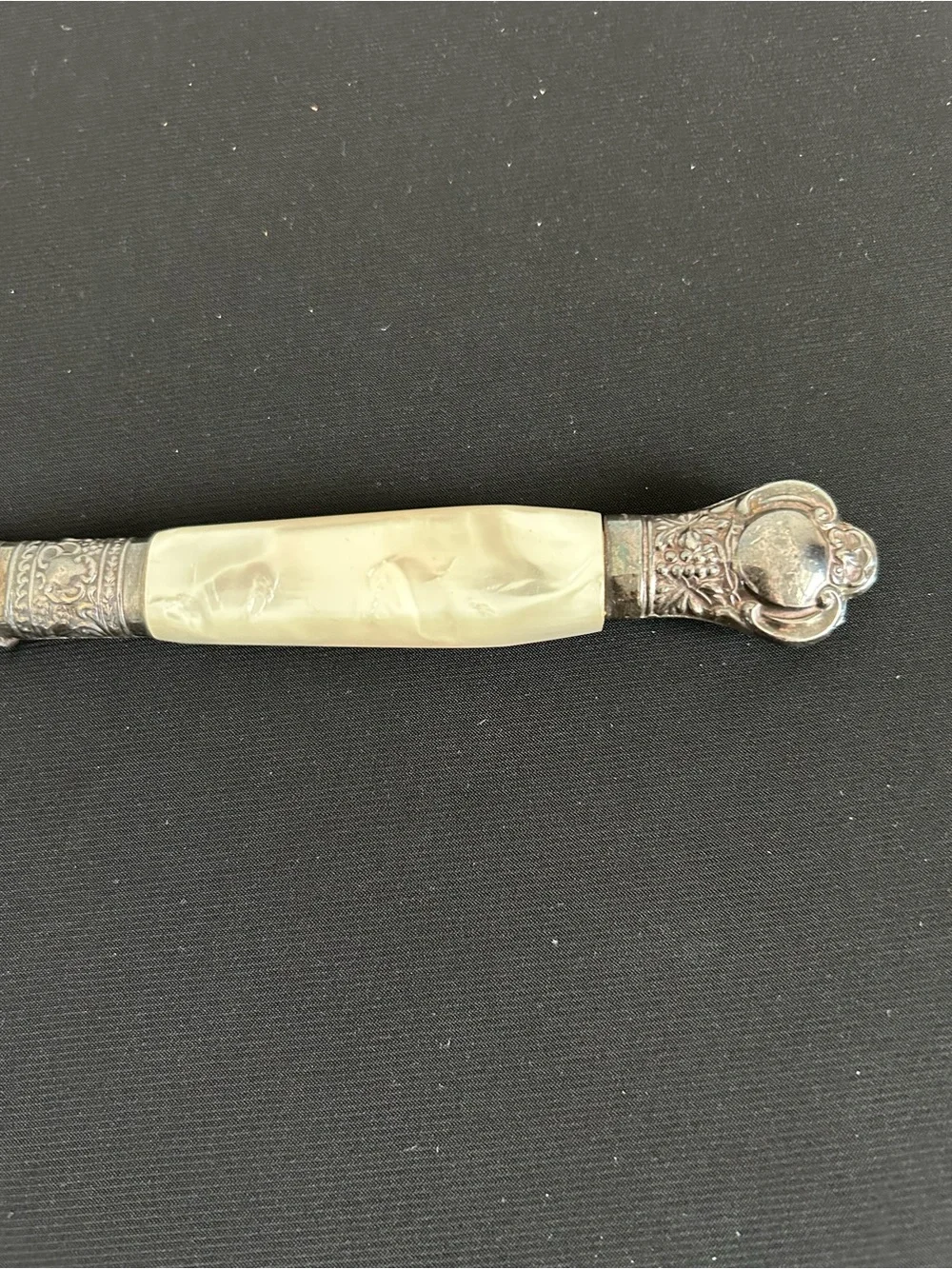Vintage Sheffield England Silver Plate Mother of Pearl Handle Cake Server